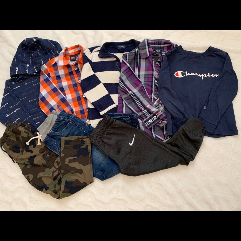 BOYS AWESOME NAME BRAND TOPS  & PANTS